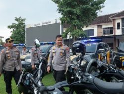 Kapolres Jombang Periksa Kendaraan Dinas dan Kelengkapan