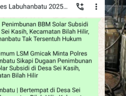 Skandal Dugaan Penimbunan BBM Solar Subsidi di Labuhanbatu Batu “Disoal Ketua Umum LSM Gmicak