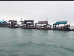 Aktivitas Tambang Timah ilegal di Perairan teluk Inggris Akhirnya di Amankan