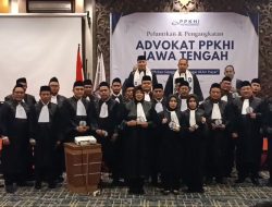 PPKHI Jawa Tengah Gelar Pelantikan Advokat Baru Tahun 2025