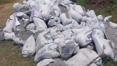 Polres Nganjuk Kecolongan, Puluhan Ton Limbah B3 Abu Alumunium di buang sembarangan oleh Pelaku diwilayahnya