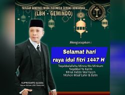 Ketua Umum LBH Gemindo Mengucapkan Selamat Hari Raya Idul Fitri” 1447 H / 2026