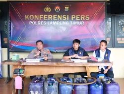 Polres Lampung Timur ungkap kasus penyelewengan BBM Solar bersubsidi 2.000 Liter