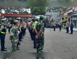 Antisipasi Kerusuhan Suporter, Polres Pasuruan Siagakan Personel di Exit Tol Purwodadi