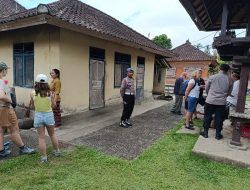 Berikan Rasa Aman Kapolsek Marga Pimpin Patroli Dialogis Ke Rumah Desa