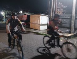Personil Polsek Kediri Laksanakan Patroli Bersepeda Atensi Gangguan Kamtibmas