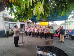 Personil Polsek Kediri Melaksanakan Apel Jam Pimpinan