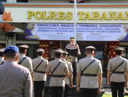 Rotasi Strategis Pejabat Utama, Kapolres Tabanan Pimpin Sertijab Wakapolres hingga Kapolsek Jajaran
