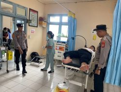 Anggota Polsek Selbar Atensi Out Of Control Lalulintas di wilayah Wekayu Selewadeg Barat