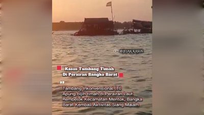 LSM Gmicak Sikapi Kasus Tambang Biji Timah dugaan ilegal di Perairan laut Tembelok, Mentok, Bangka Barat