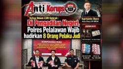 Ketua Umum LSM Gmicak : Di Pengadilan Negeri, Polres Pelalawan Wajib hadirkan 8 Orang Pelaku Judi